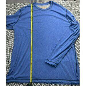 Orvis Trout Bum Men's Long-Sleeve Shirt XL Blue Lightweight Casual Performance W